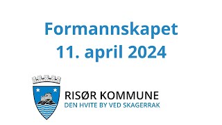 Formannskapet i Risør 11 april 2024 [upl. by Gaul]