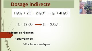 Principe du dosage indirecte  dosage de diode [upl. by Seyler]