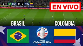 🔴Brasil vs Colombia EN VIVO  Copa América 2024  Partido En Vivo Ahora [upl. by Norward]