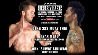 ORIGINS 3 Suqat Black Bull Siriwan vs Ryan Head FULL FIGHT [upl. by Ellehcin920]