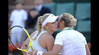 Caroline Wozniacki vs Tathiana Garbin RG 2010 Highlights [upl. by Kilk492]