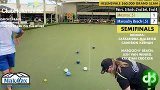 Helensvale Hawks 60000 Grand Slam Semifinals Pairs [upl. by Travis]