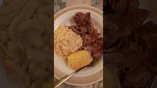 Short Ribs Macaroni And Cheese with Corn On The Cob [upl. by Bevon]