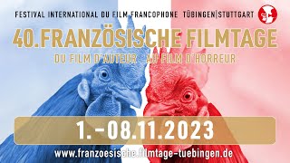 Eröffnung 40 Französische Filmtage 2023 [upl. by Nev]