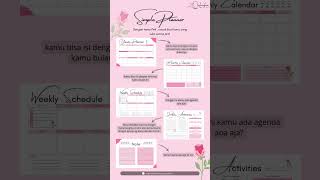 Simple Planner Pink planner plannersimple plannerpink love lovestory httpslynkidqalnaakaa [upl. by Elumas]