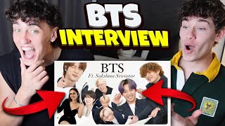 South Africans React To BTS ft Sakshma Srivastav INTERVIEW [upl. by Adnor215]