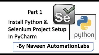 Selenium WebDriver With Python  Installation amp First Code  Part 1 [upl. by Noneek]