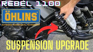 Rebel 1100 Suspension UPGRADE [upl. by Wyatan]