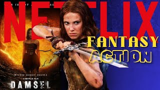 DAMSEL Netflix Film Review  Damsel 2024  Damsel Review 2024  Hindi Review [upl. by Adnah]