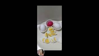 Satisfying Slice Egg Crack Boiled and Peeling ASMR🥚💯 [upl. by Githens]