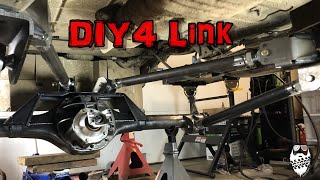 How to build a 4 Link suspension DIY triangulated four link build Jeep Wrangler TJ [upl. by Wolk]