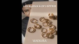 Waekura  marque parsienne de bijoux en plaqué or pour toutes les femmes [upl. by Aivatnahs]