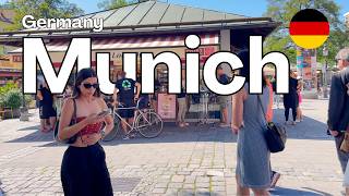 MUNICH 🌞 City Center Walking Tour  4K HDR  3D Audio  GERMANY [upl. by Einial]