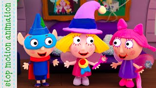 Costume party Ben amp Hollys Little Kingdom toys Stop motion animation New english episodes 2018 [upl. by Marlowe]