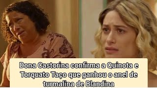 Resumo Completo Novela NO RANCHO FUNDO 111024 DONA CASTORINA CONTA SOBRE ANEL capitulodehoje [upl. by Ecirtel]