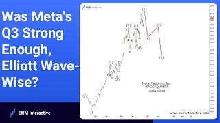 Was Metas Q3 Strong Enough Elliott WaveWise [upl. by Lesli]