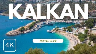 Kalkan  amazing Turkish town near Kas and Fethiye Travel Guide HDR 4K [upl. by Anaul222]