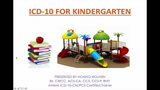 ICD10 for kindergarten  Lesson 1 [upl. by Pippas]