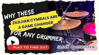 Jason Oosthuizen  Why These Zildjian Cymbals Are a Game Changer for Any Drummer [upl. by Matilde]