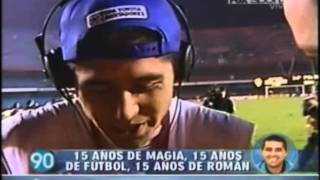 Riquelme y Maradona Libertadores 2000 [upl. by Romola]