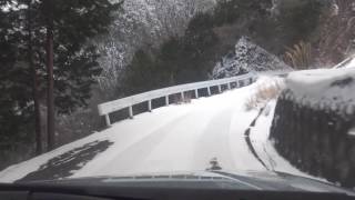 飯高北奥林道（全） 積雪量は微妙 パジェロミニ車載動画 [upl. by Hcahsem]