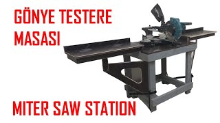 Gönye Testere MasasıMiter Saw Station [upl. by Llehcar]