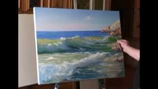 FREE Full video quottransparent wavequot painter Igor Sakharov [upl. by Idyh]