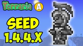 Terraria how to get Hoplite Statue FAST NEW SEED for 1449 [upl. by Octave]