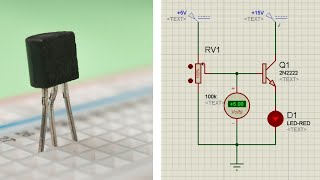 COMO FUNCIONA UN TRANSISTOR NPN SIMULACION ESTADOS 😎 [upl. by Adnaloy]