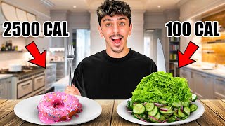 Eating Highest VS Lowest Calorie Food  Challenge [upl. by Edlin]