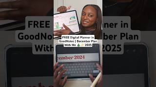 FREE Digital Planner in GoodNotes  December Plan With Me 🎄✨ 2025 [upl. by Tshombe]