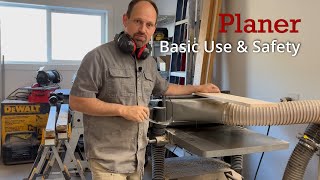 The Thickness Planer  Basic Use and Safety [upl. by Eimac]