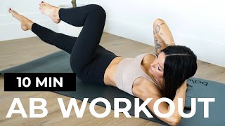 10 MIN AB WORKOUT  No Equipment  TIFF x DAN [upl. by Kcin]