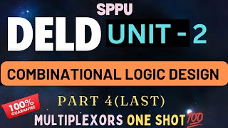 DELD Unit2 Very IMP Topic  MULTIPLEXER 🔥 Part 4  multiplexor bcdadder comparator deld sppu [upl. by Notlehs]