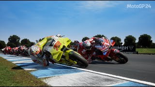 MARCO BEZZECCHI VS ENEA BASTIANINI  MOTOGP AUSTRALIA  MOTOGP 24 GAMEPLAY [upl. by Cornell]