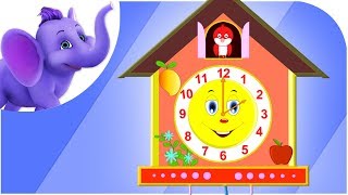 The Clock  Nursery Rhyme with Lyrics [upl. by Inele]