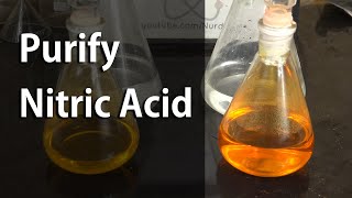 Nitric Acid Concentration and Purification Azeotropic and Fuming [upl. by Eimareg297]