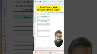 Dont Extract Values in Excel‼️Instead Use Amazing Function excel exceltips exceltutorial shorts [upl. by Animaj]