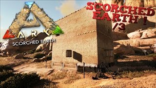 ARK Scorched Earth FRSolo  3  Maison en argile la base prend forme [upl. by Edda705]