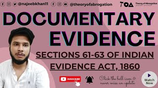 Documentary evidence Primary evidence and Secondary evidence Indian Evidence Act [upl. by Lewis]