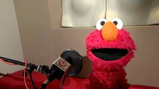 Elmo from Sesame Street video interview with Tom Stroud on Isle of Wight radio [upl. by Fasano]