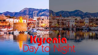 Walking From Day to Night in Kyrenia  CYPRUS Girne  KKTC [upl. by Nepets613]