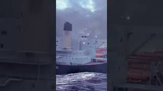 MV Derbyshire  sinking animation [upl. by Clemen]