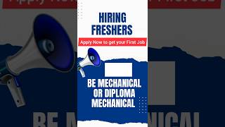 Fresher Opening 2024  Graduate 2024  mechanical Jobs Bangalore location jobsengineeringhiring [upl. by Germann472]