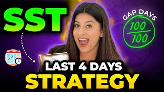 SST 4 days Gamechanging Plan🔥 This strategy  80 marks😎 Class 10 Board Exam [upl. by Werby]