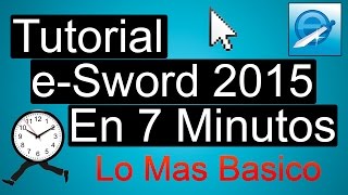 Tutorial  Aprende a Usar eSword En Solo 7 Minutos Lo Mas Básico [upl. by Ahsiemal]