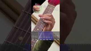 Tab amp lesson in bio12 bar blues guitar riff bluesguitar guitarlessons riffs [upl. by Raual550]