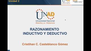 RAZONAMIENTO INDUCTIVO Y DEDUCTIVO [upl. by Kovar981]