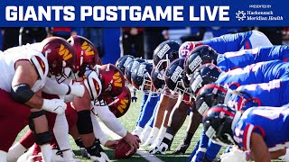 Giants Postgame Live Giants vs Commanders Week 9  Postgame Recap amp Analysis [upl. by Ahsaercal]