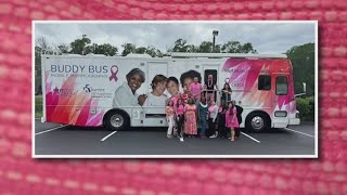 Buddy Bus offers mammograms to healthcare workers in honor of Buddy Check 12 [upl. by Dougald]